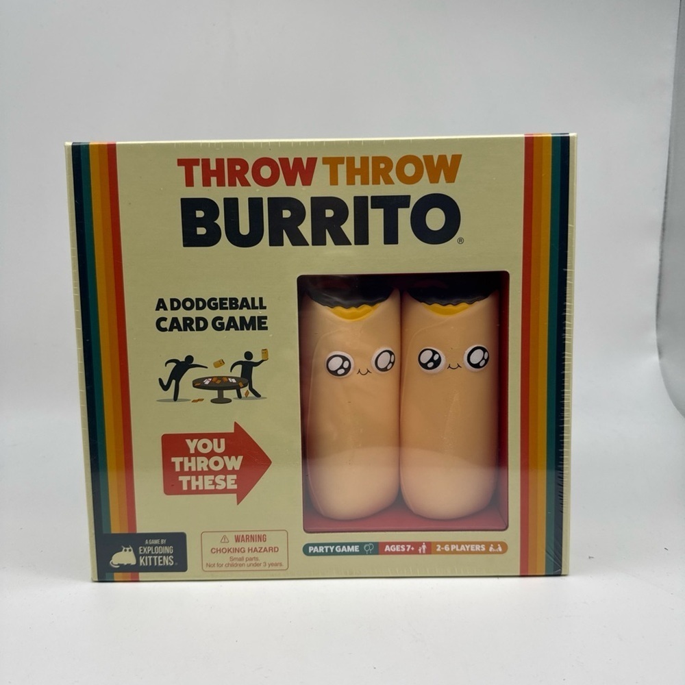 Throw Throw Burrito A Dodgeball Card Game by Exploding Kittens New/Sealed